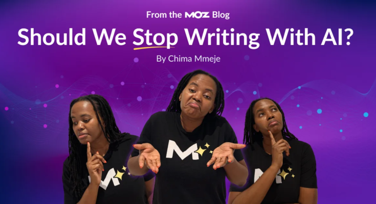 Should we stop writing with artificial intelligence?

 Clio